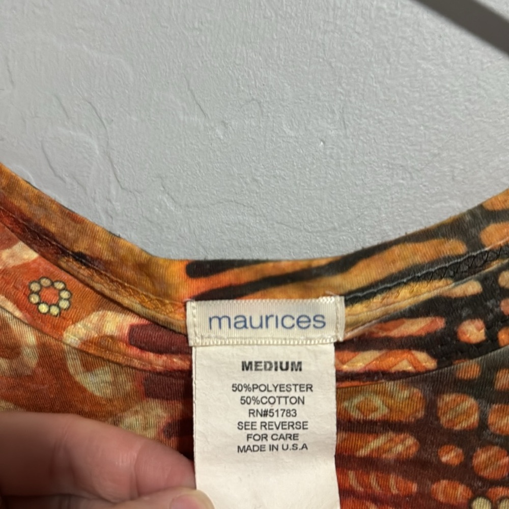 Vintage Y2K Maurice’s Burnout Tee - Picture 4 of 5